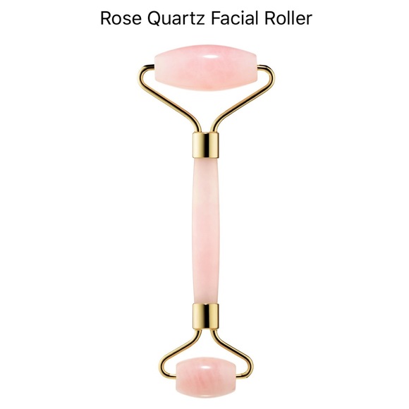 Other - rose quartz facial roller and gua sha